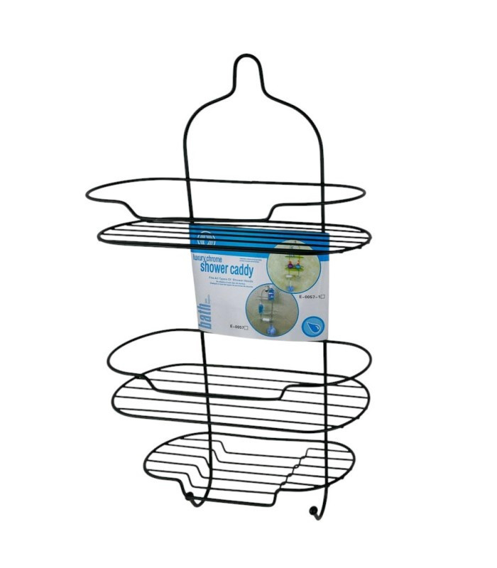 Estante de metal para baño