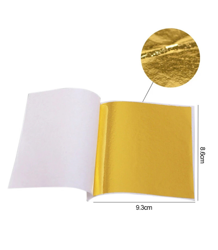Lamina de oro para manualidades 50hojas