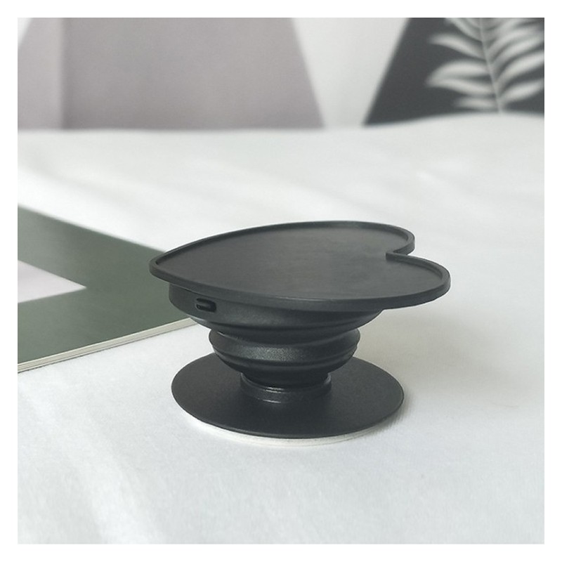Soporte smartphone corazon negro