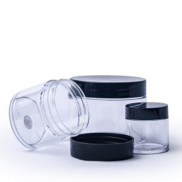 Pote plastico transparente 60g