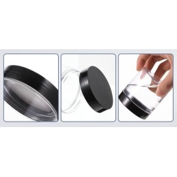 Pote plastico transparente 60g