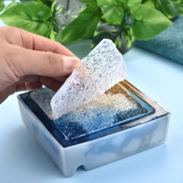 Molde de silicona cenicero 10.5x10.5cm