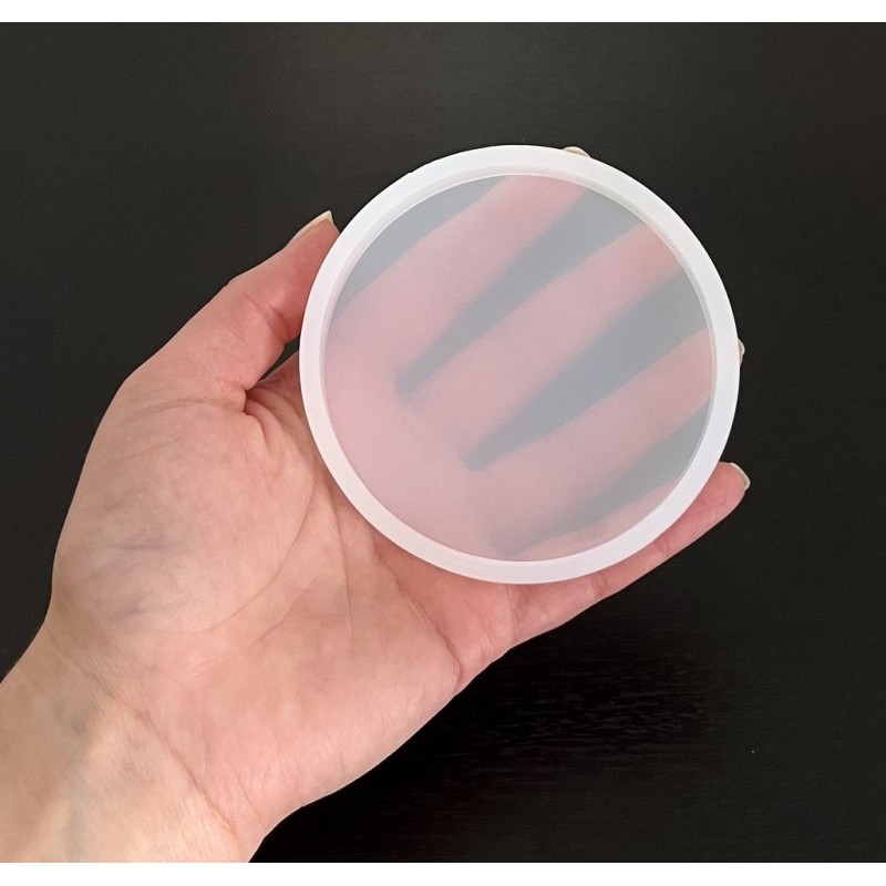 Molde de silicona posa vaso circular 10cm