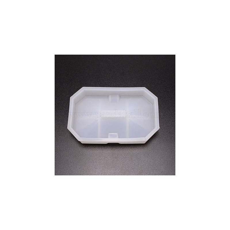 Molde de silicona jabonera 13x8.5x2cm