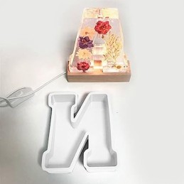 Molde de silicona letra Nn 165x145x20mm