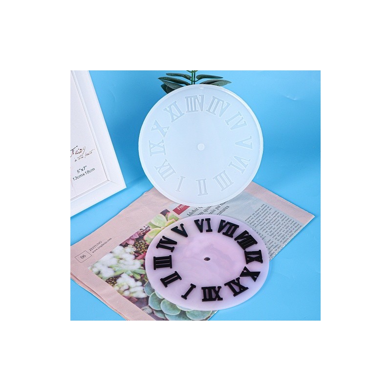 Molde de silicona reloj romano 15.5cm