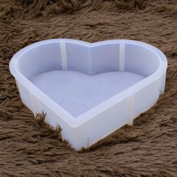 Molde de silicona corazon 20x17cm