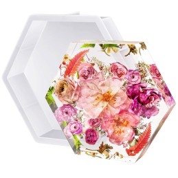 Molde de silicona hexagonal 180x210mm