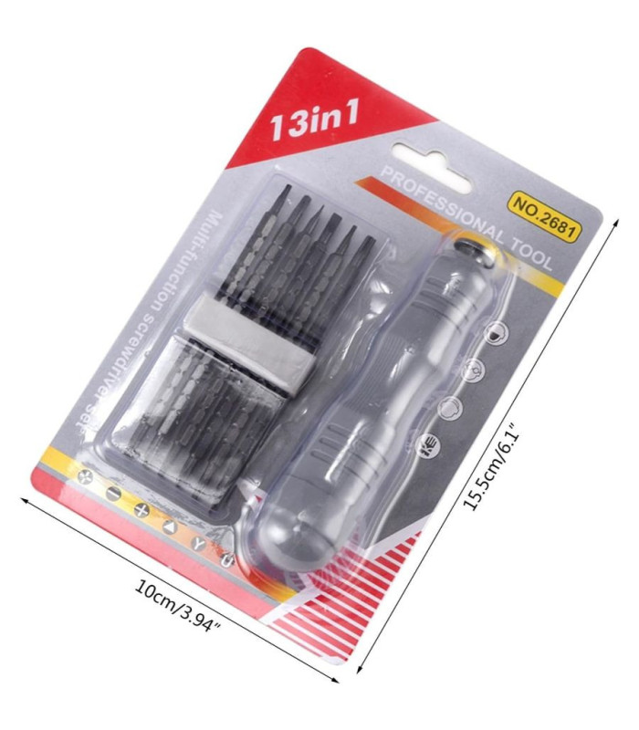 KIT DE DESTORNILLADOR 13IN1 2681