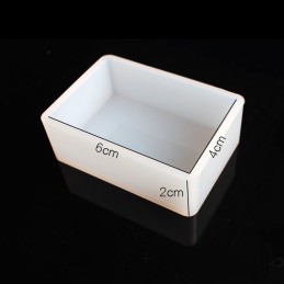 Molde de silicona rectangular 3d 65x45mm
