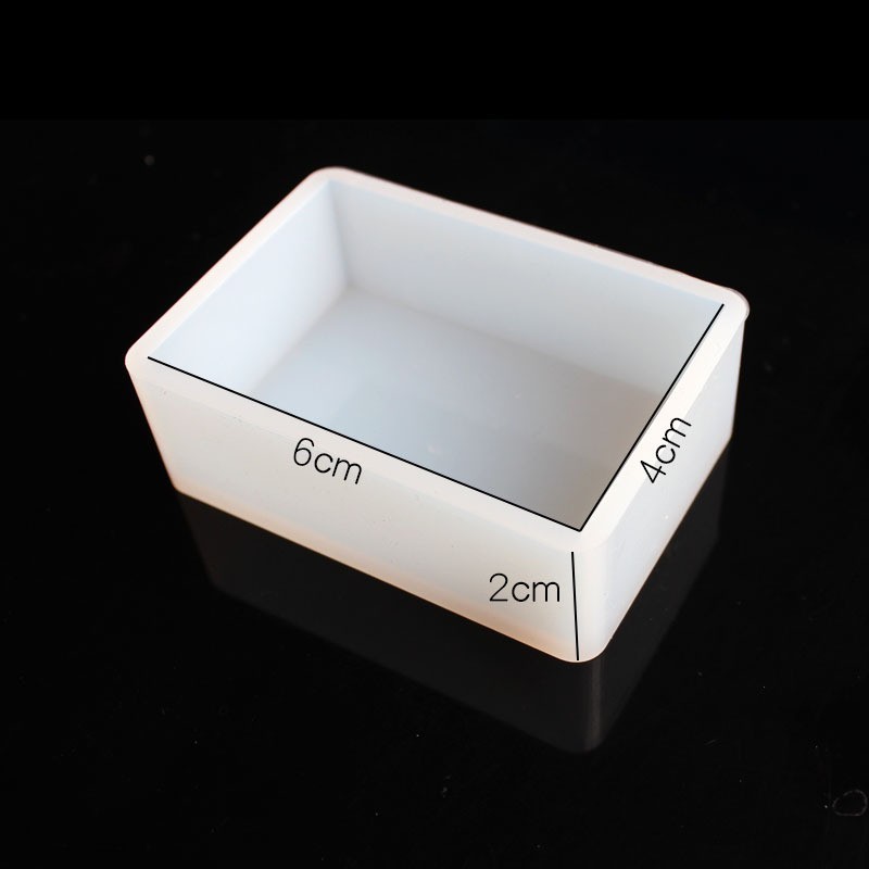 Molde de silicona rectangular 3d 65x45mm