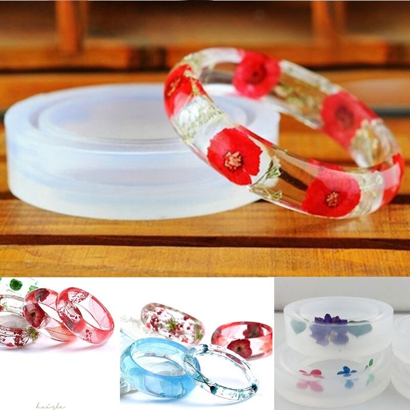 Molde de silicona pulsera liso 62mm