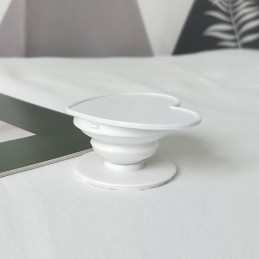 Soporte smartphone corazon blanco