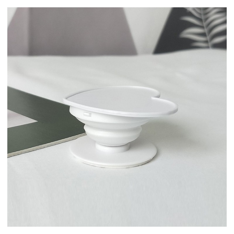 Soporte smartphone corazon blanco