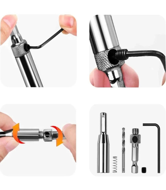 MECHAS AUTOCENTRANTES PARA BISAGRAS