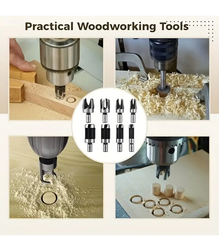 MECHA PARA TARUGOS DE MADERA 8PC