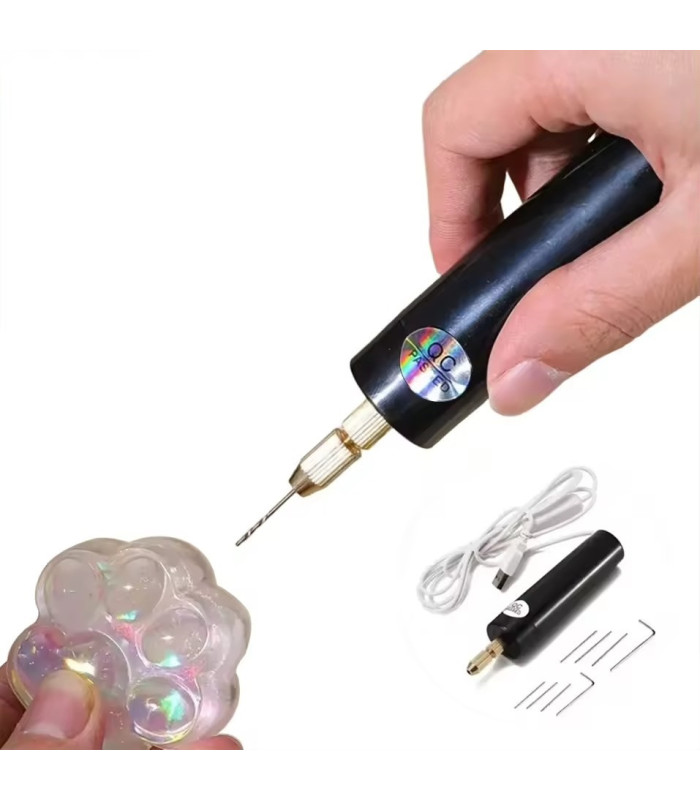 MINI TORNO USB NEGRO EN BOLSITA