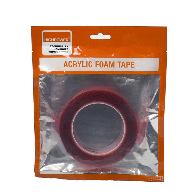 Cinta acrilica doble faz 18mmx5mt