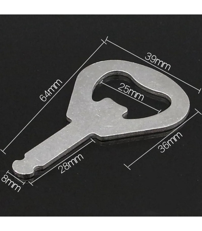 ABRIDOR METALICO CON CUELLO BRICOLAJE