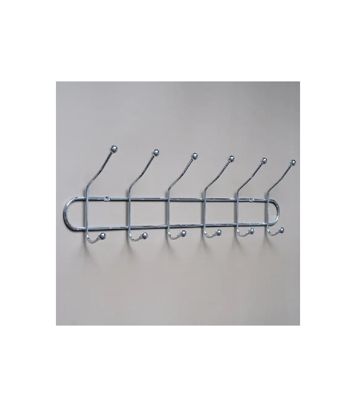 GANCHO DE METAL 6PUNTOS 50x13.5CM