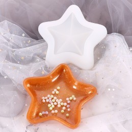 Molde de silicona estrella 15.5x15.5x3.3cm