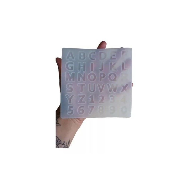 Molde de silicona abc pequeño 135x135mm
