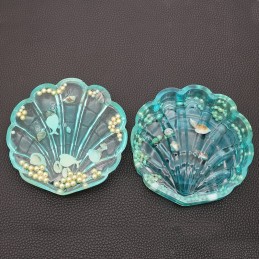 Molde de silicona shell con tapa 13x13cm