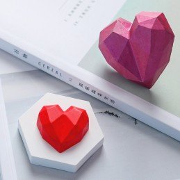 Molde de silicona corazon 90x20mm