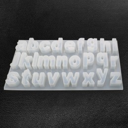 Molde de silicona abc minuscula 37x20.5x2cm