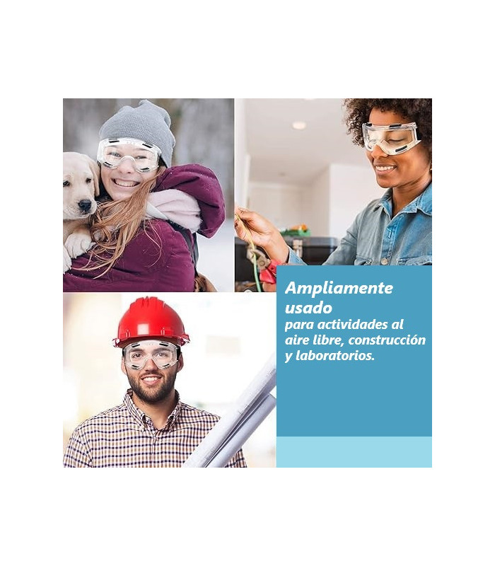 LENTE DE SEGURIDAD C/GOMA AJUSTABLE