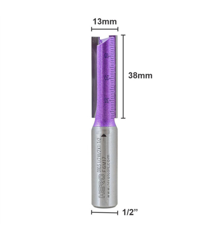 Fresa HERO recto 1/2x1/2x1-1/2