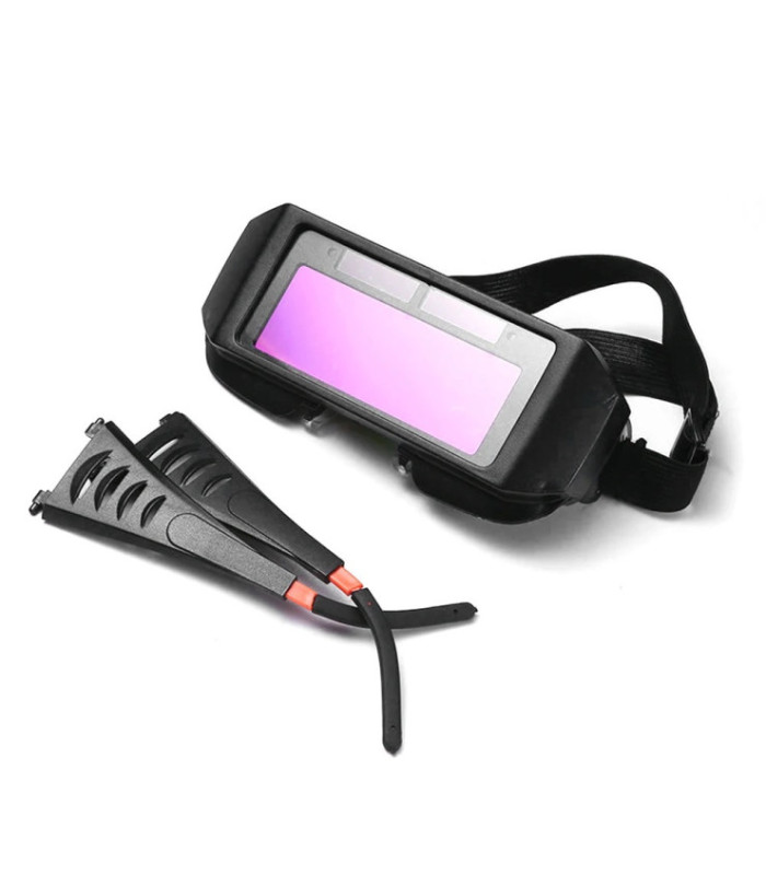 Lente para soldar automatico con repuesto y estuche