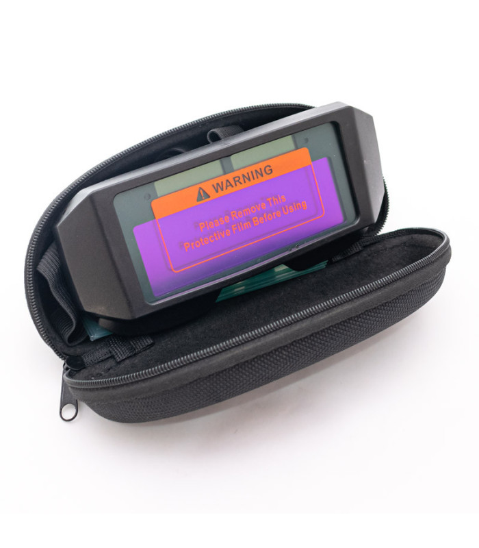 Lente para soldar automatico con repuesto y estuche