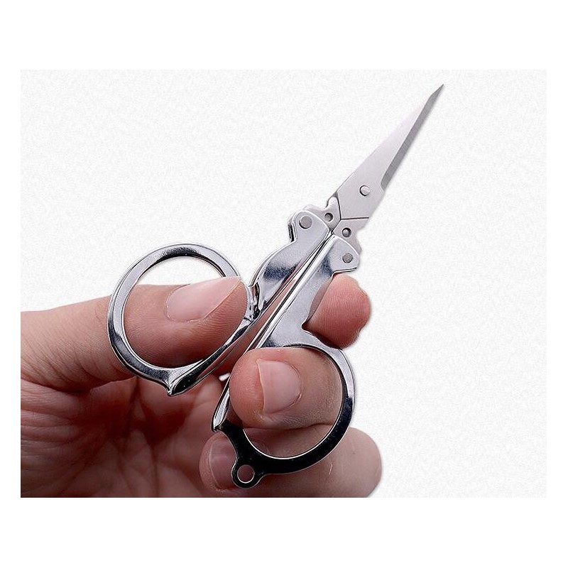 Tijera plegable de metal 10cm