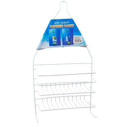 Estante de metal para baño