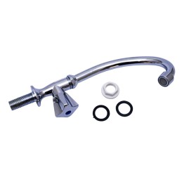 Canilla de metal pico movible para mesada
