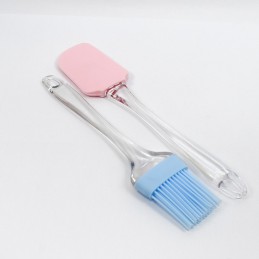 Cepillo y espatula de silicona para reposteria 24c