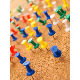Paquete de pinche cabeza plastica 38pc EXPRESOL