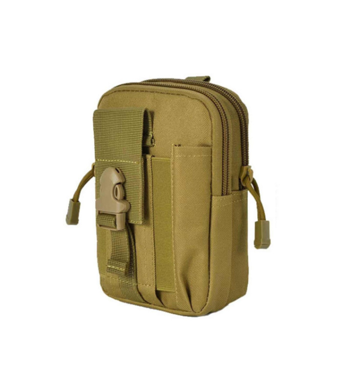 BOLSO TACTICO VERTICAL MARRON P/CINTURON