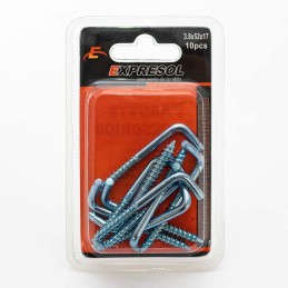 Paquete de tornillo gancho recto EXPRESOL
