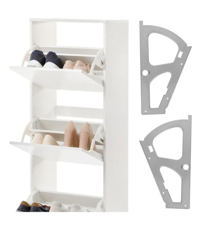 BISAGRA GABINETE DE ZAPATO 20.4x16CM 1NIVEL