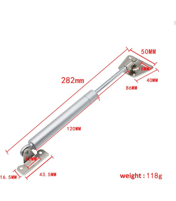 PISTON NEUMATICO PARA MUEBLES 10PULG N100