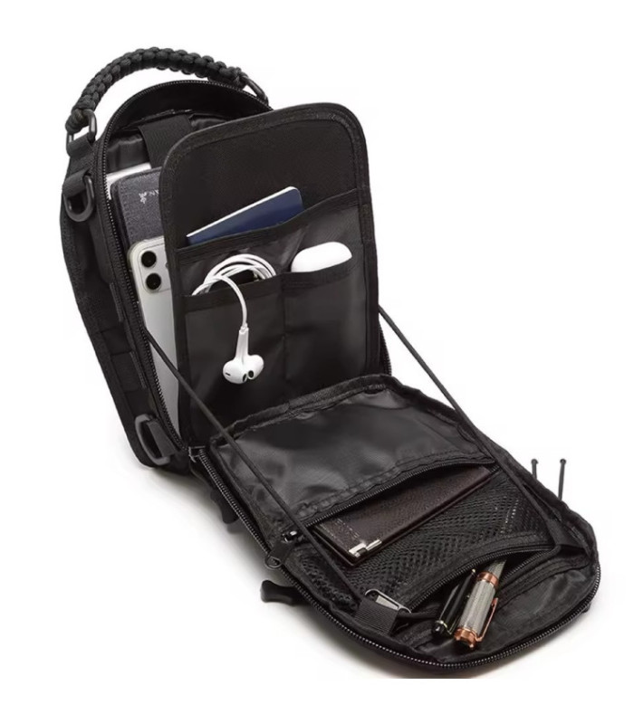 BANDOLERA TACTICO CAMUFLADO 40x17CM