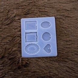 Molde de silicona colgantes 6 diseños