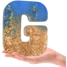 Molde de silicona letra G 166x140x20mm