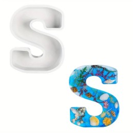Molde de silicona letra S 170x127x20mm