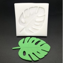 Molde de silicona hoja 6.5x6.5x0.7cm