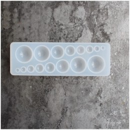 Molde de silicona esferas variadas 13.5cm