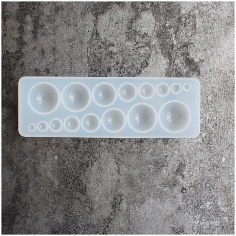 Molde de silicona esferas variadas 13.5cm