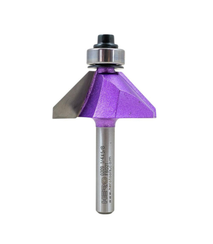 Fresa HERO moldura corte 45 1/4x5/8